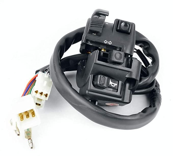 Handle Bar Switch-left Hand,super Splendor | Glamour / Fi (3 Coupler, 2 Clip Terminal) (uno Minda)