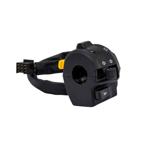 Handle Bar Switch- Left Side- With Dipper, Passing, Horn & Indicator – 9 Pin Black Female Coupler For-royal Enfield-electra/bullet – 350 Es/ks/classic 350/ Thunderbird 350