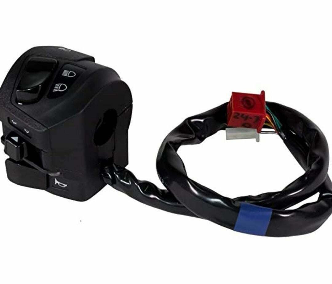 Handle Bar Switch-lift Hand With 1 Wire Coupler, 3 Bullet Terminal (samuri/shaolin/shogun) (uno Minda)