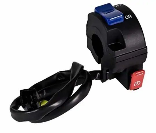 Handle Bar Switch-right Hand, Ignitor (self-start) ( 2 Pin Black Female Coupler) (uno Minda)