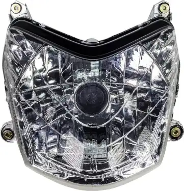 Head Light Assembly Without Bulb Holder & Parking Dust Cap Tvs Star Sport (uno Minda)