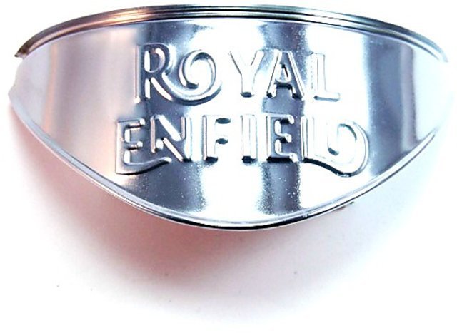 Head Light Cap Silver Royal Enfield Bullet
