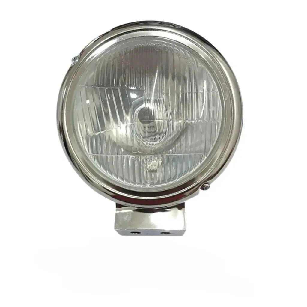 Head Light Set For Bajaj Avenger (chrome Rim With Clear Bulb)