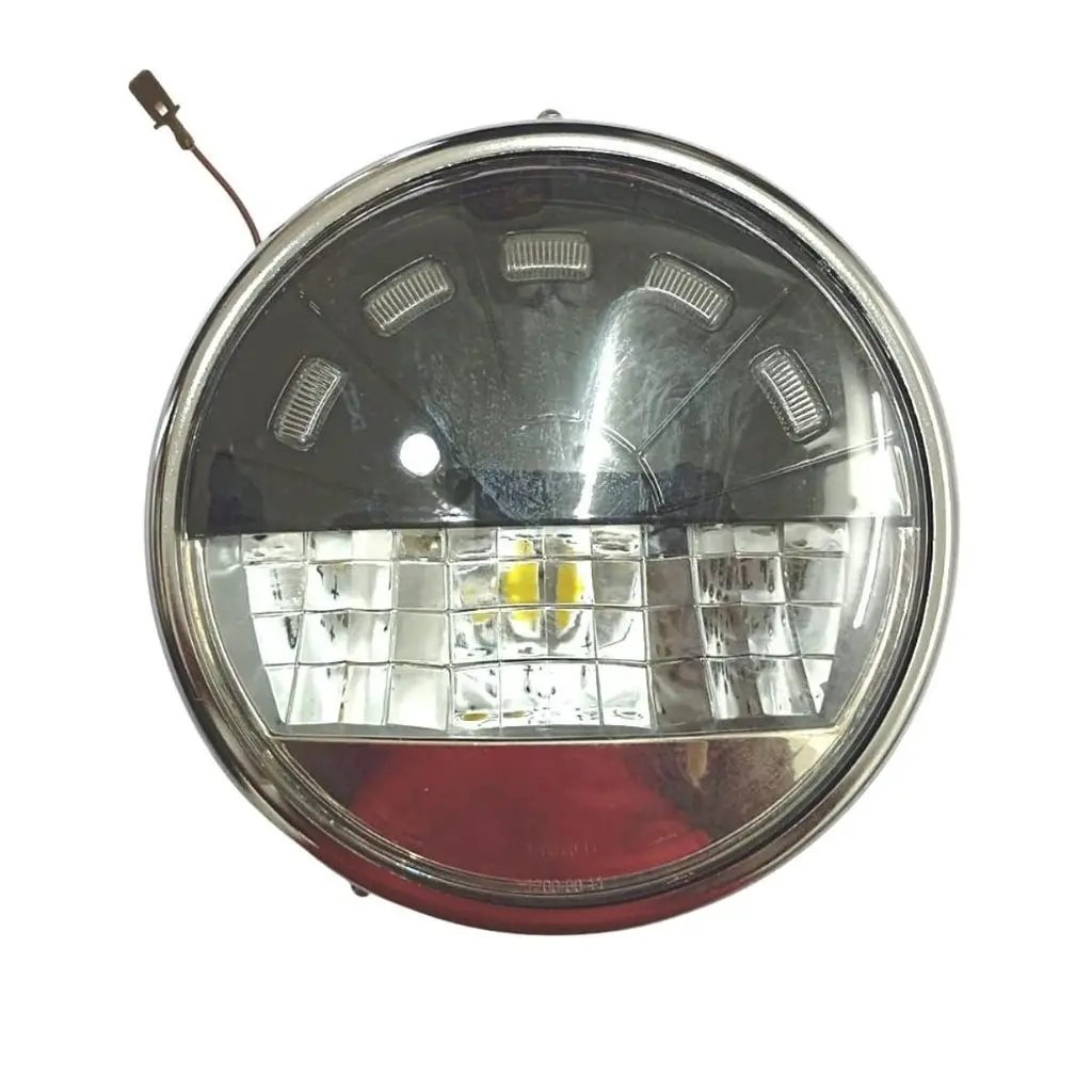 Head Light Set For Royal Enfield Classic 350 & 500 | Bullet 350 & 500 | Led With Drl