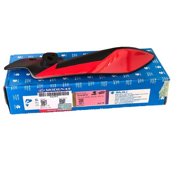 Headlamp Fairing Satin Blk Red Right Hand For Bajaj Pulsar Ns160 | Ns 160bs6| Ns200 |ns 200bs6