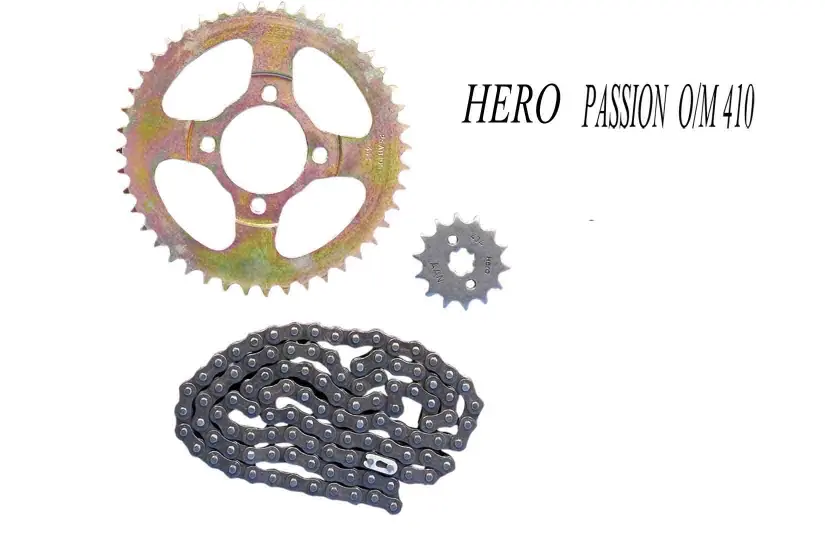 Hero Chain Sprocket Kit Passion Old Model
