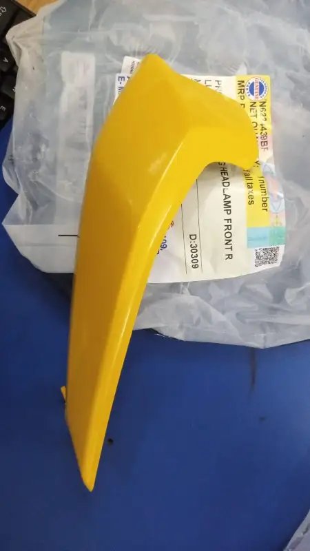 Housing Headlamp Right Side Fairy Yellow For Tvs Raider