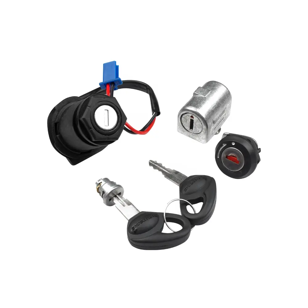 Ignition Lock Kit For Bajaj Caliber (set Of 4) Consisting Of Ignition Lock, Handle Lock, Petrol Tank Lid Lock & Tool Box Lock