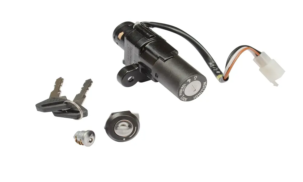 Ignition Lock Kit For Bajaj Discover (set Of 3) Consisting Of Ignition Lock, Petrol Tank Lid Lock & Tool Box Lock