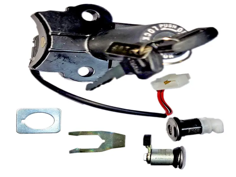 Ignition Lock Kit For Hero Splendor+ I3s Bs-iv (set Of 3) Consisting Of Ignition Cum Steering Lock, Petrol Tank Lock & Tool Box Lock (2016 To 2019 Model)