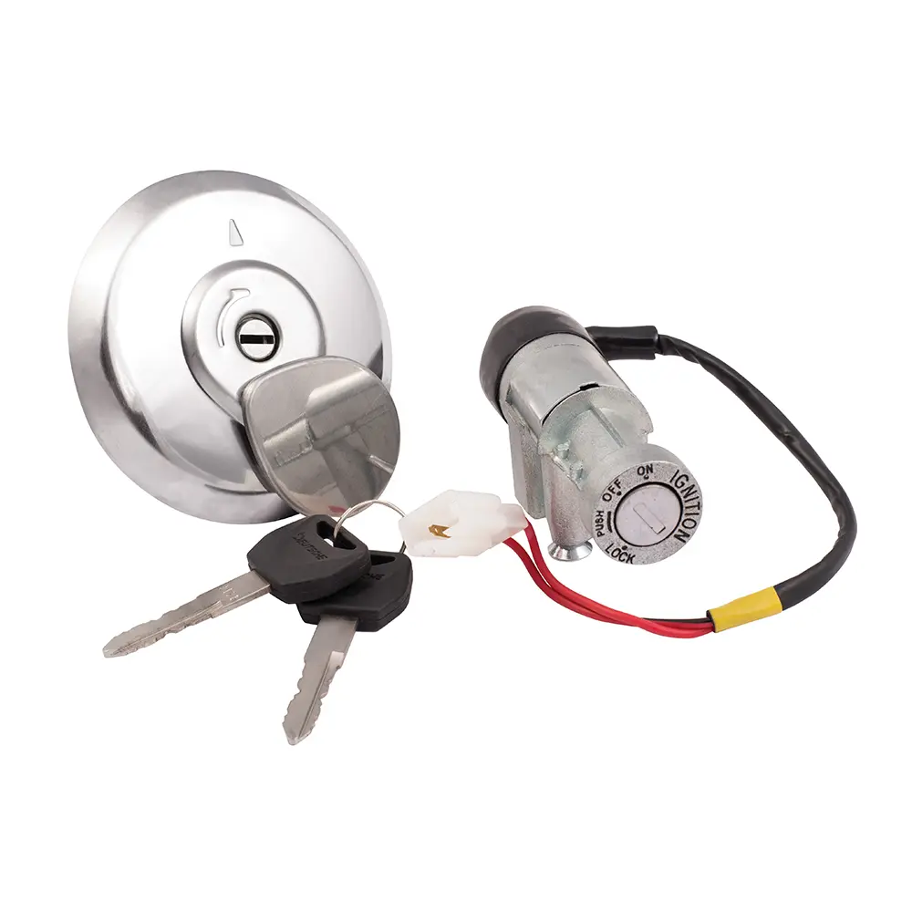 Ignition Lock Kit For Honda Unicorn 150 Ks (set Of 2) Consisting Of Ignition Cum Steering Lock & Petrol Tank Lock