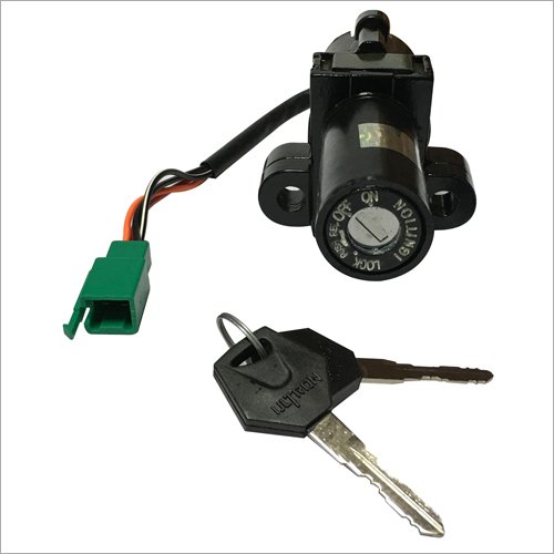 Ignition Switch Cum Steering Lock For Tvs Start & Star City 110 (kick Start)
