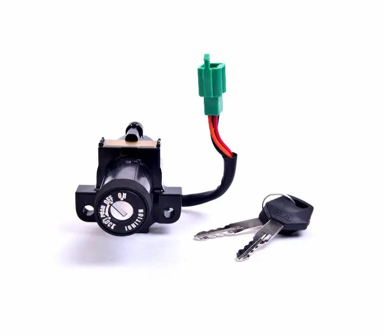 Ignition Switch Cum Streering lock 4 Pin coupler for Tvs Star City Kick Start Bs4 | Spark Minda