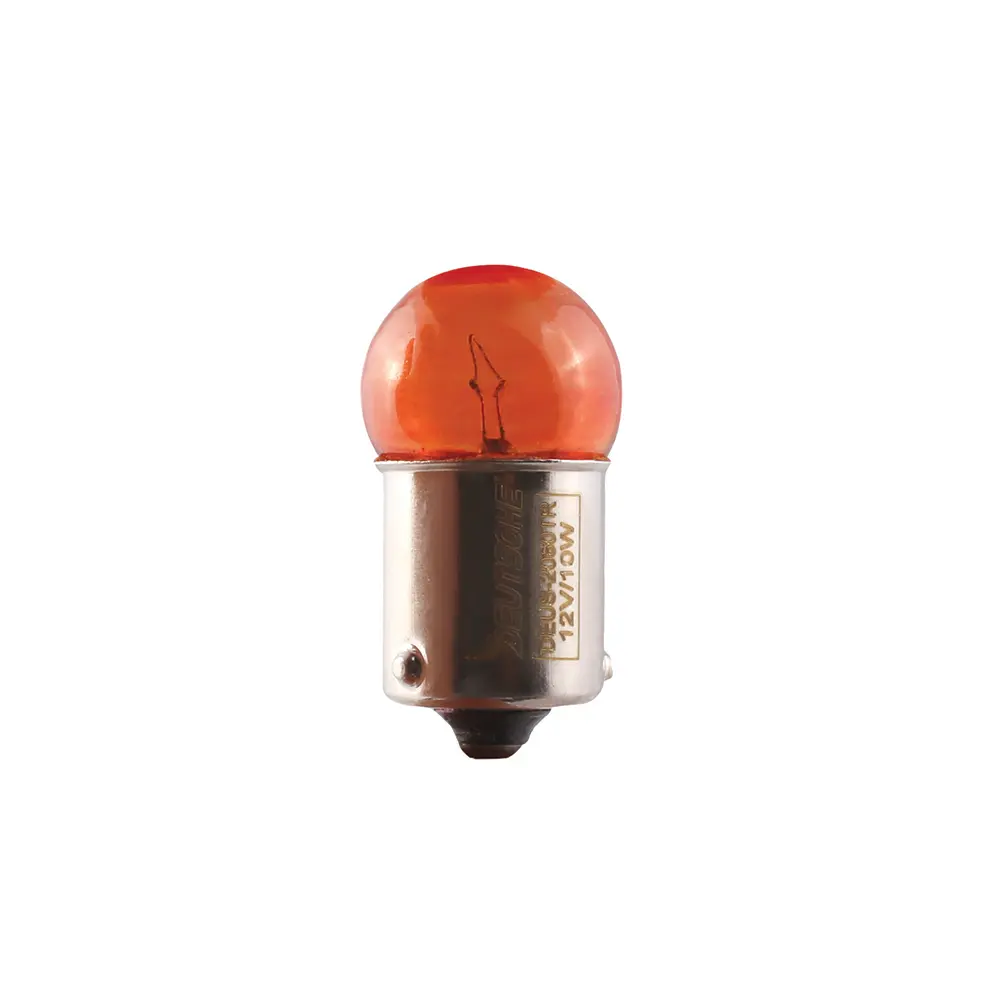 Indicator Bulb 12v-10w Amber (ry-10) (bau 15s 18)(tray Packing) (pack Of 20 Pc)