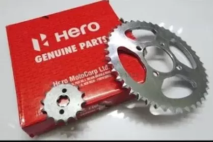 Kit Chain Sprocket For Hero Splendor Ismart+ , Splendor Ismart, Spl. Ismart+ Ibs, Passion X Pro(2016,2018,2019)