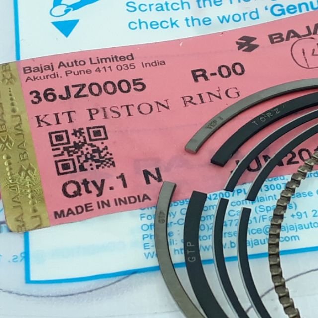 Kit Piston Ring For Bajaj Boxer Bm150 (bs3) | Discover 150