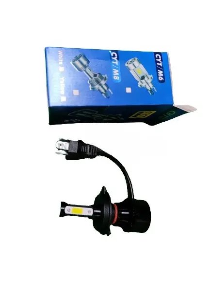 Led Headlight Universal Cyt/m6 (super Bright) With Fan For All Bikes & Scooters (12v/35w)