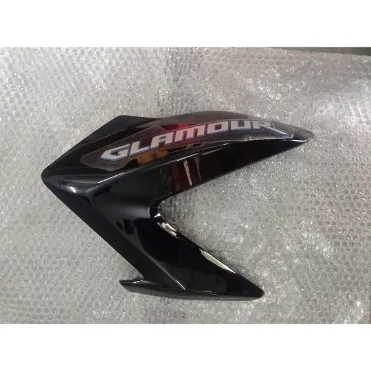 Left Fuel Tank Cowl Black | Glamour Fi-bsvi | Hero