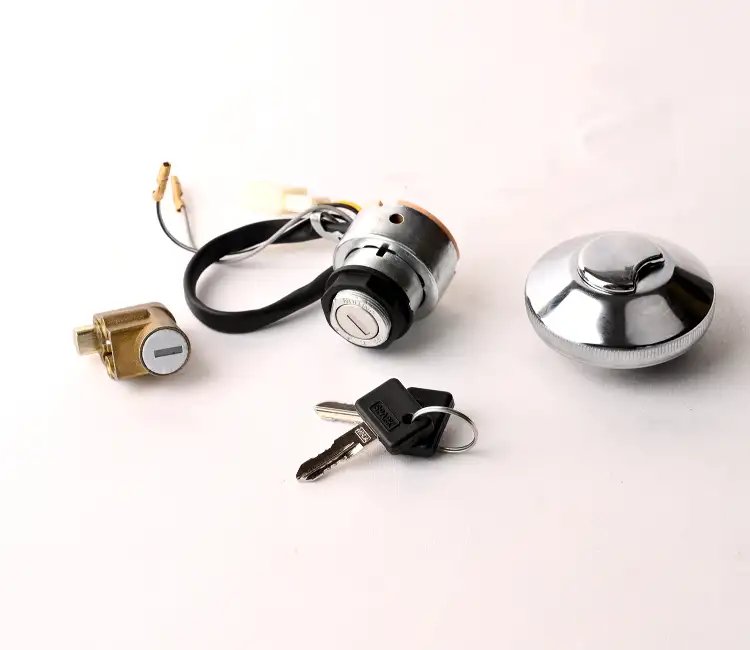 Lock Kit 6v 8 Pin Coupler For Tvs Max100 | Ax100 | Spark Minda