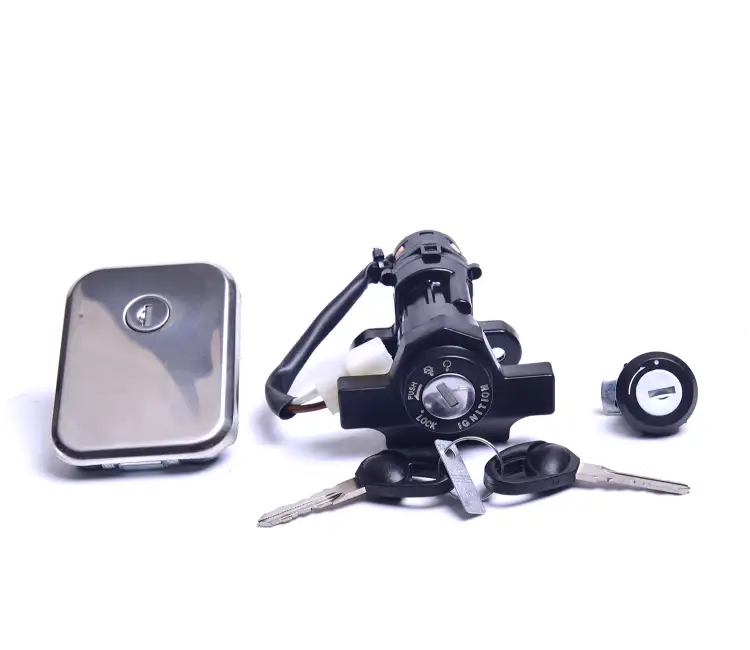 Lock Kit Set Of 3 For Bajaj Ct-100 | 110 Bs6 | Spark Minda