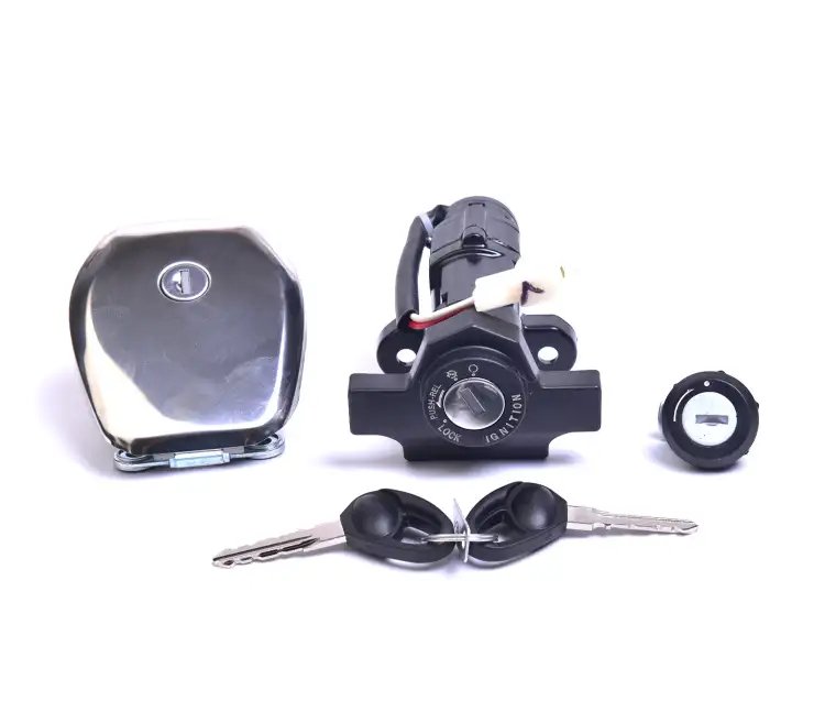 Lock Kit Set Of 3 For Bajaj Platina 125 Bs4 | Spark Minda