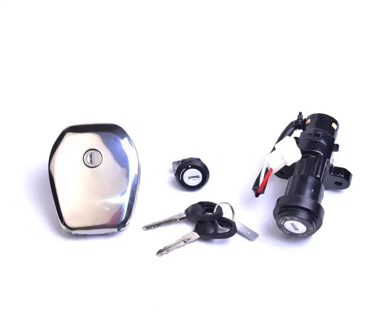 Lock Kit Set Of 3 For Bajaj Platina Upgrade Bs6 | Spark Minda
