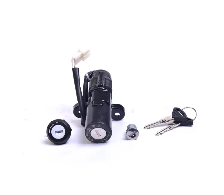 Lock Kit Set Of 3 For Bajaj Vikrant V-15 | Spark Minda