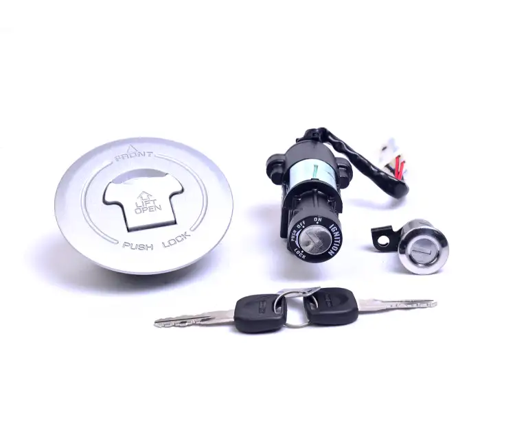 Lock Kit Set Of 3 For Honda Cb Shine Bs6 | Spark Minda