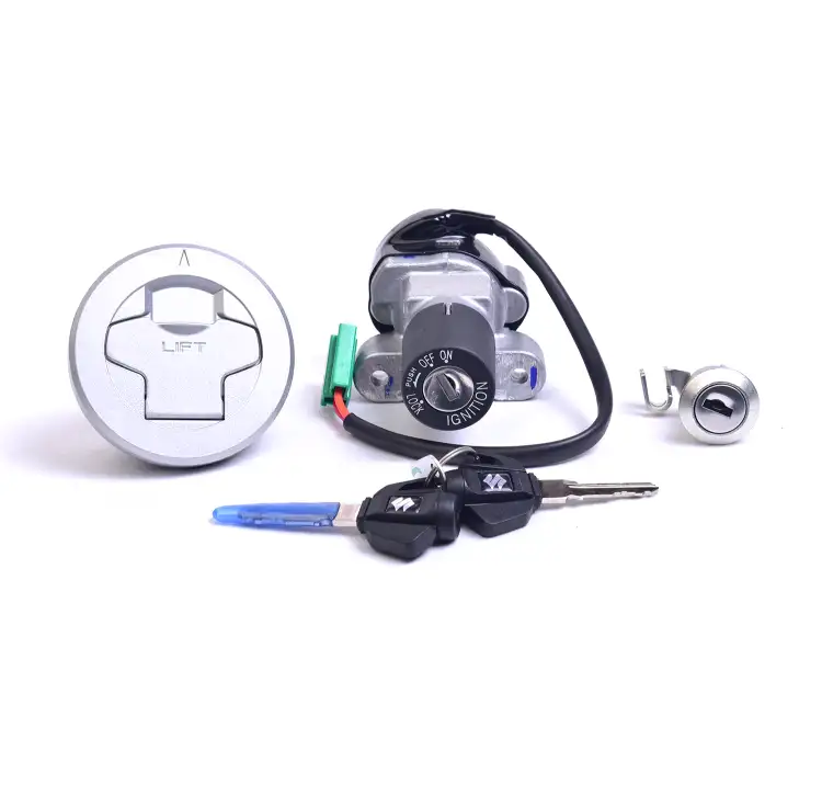 Lock Kit Set Of 3 For Suzuki Gixxer Bs4 | Spark Minda