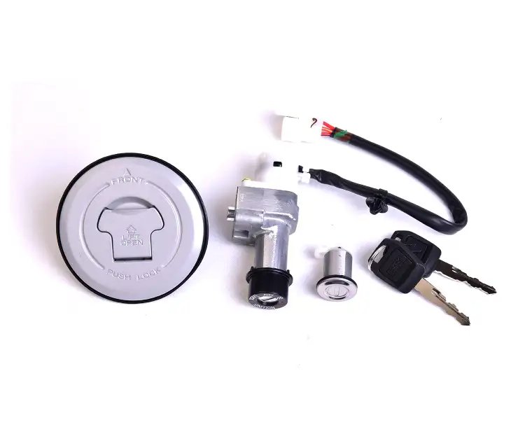 Lock Kit With Ft Cap Set Of 3 For Hero Glamour Bs6 | Spark Minda