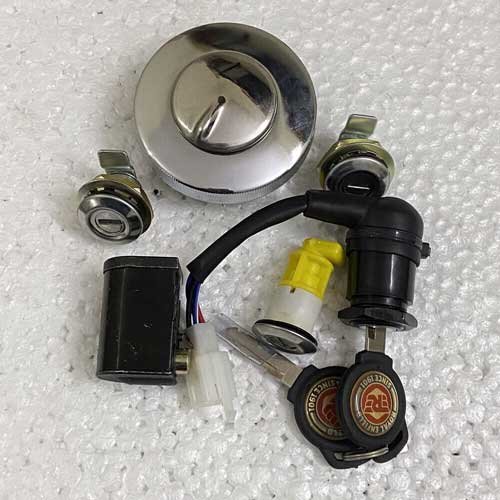 Lock Set Complete For Royal Enfield Bullet Electra 147546-a