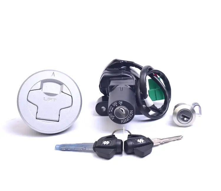 Lock Set Kit Of 3 For Suzuki Gixxer Sf | Spark Minda
