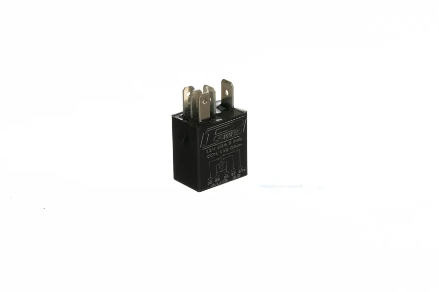 Micro Relay 5 Pin 30a ” Bajaj, Hero, Honda” Pulsar 180, Avenger 200, Avenger 180, Pulsar 220 Fi, Rouser 180, Rouser 200, Rouser 220, Passion Pro, Ismart, Duet, Hunk, Achiever, Passion X Pro, Cb Unicorn