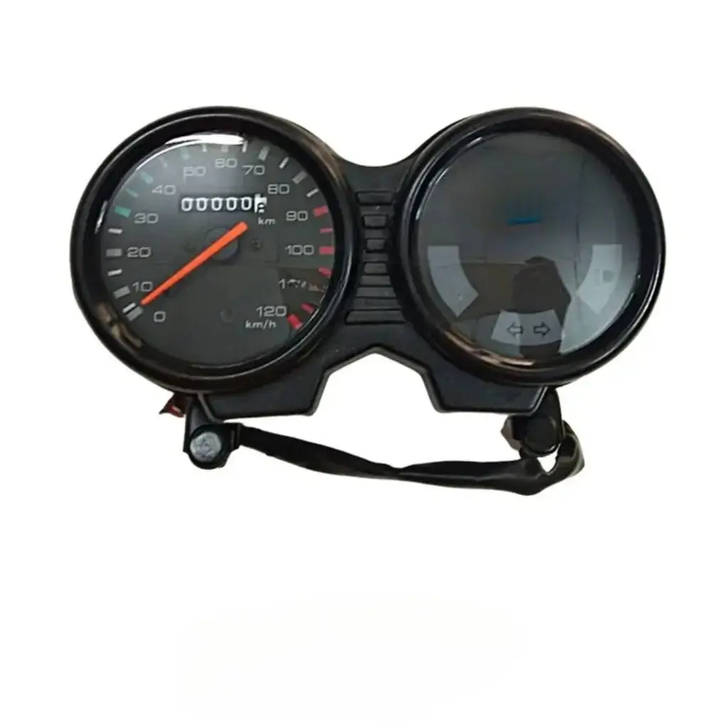Minda Analog Speedometer Assembly For Bajaj Ct 100 | Without Fuel Gauge | 7 Pin Coupler