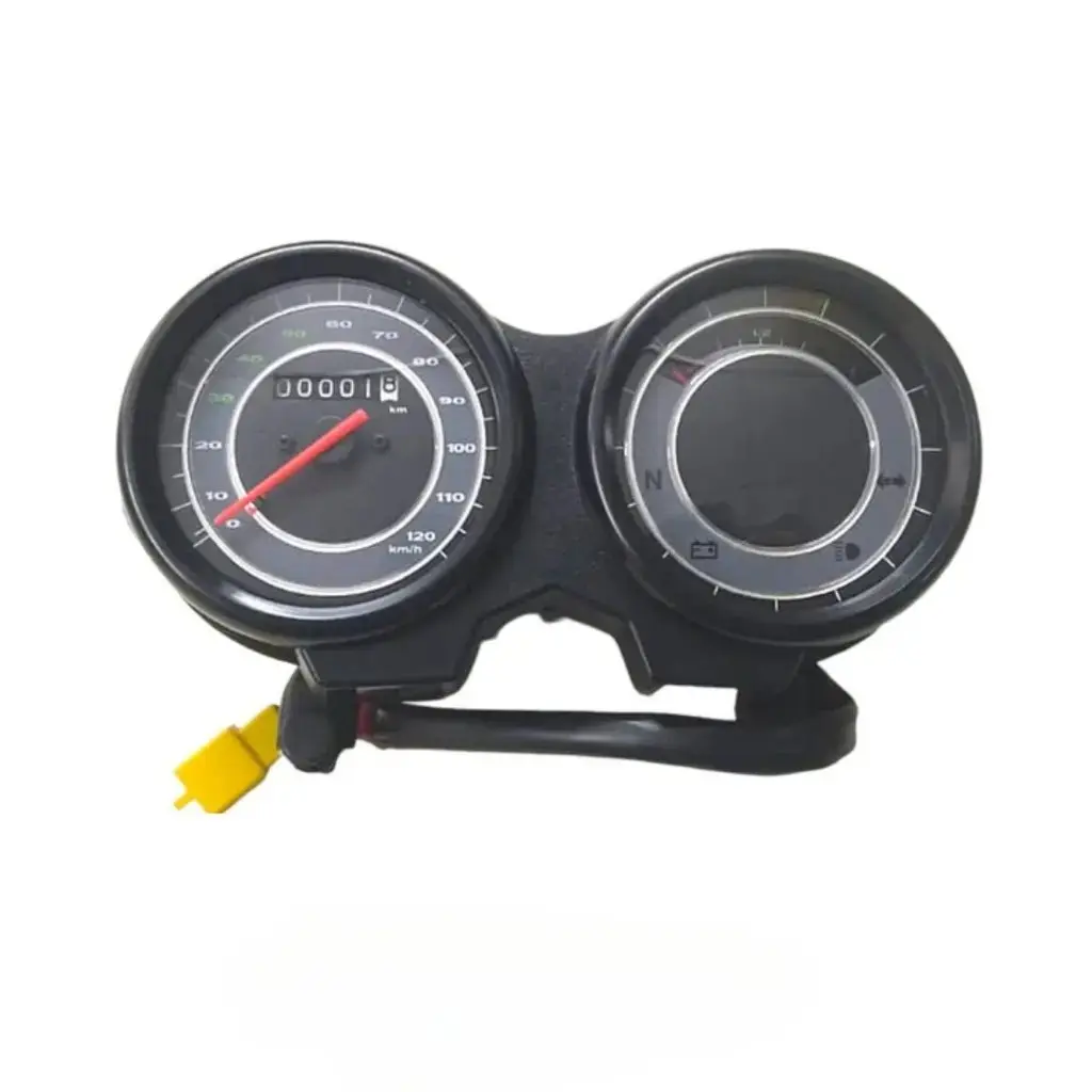 Minda Analog Speedometer For Bajaj Platina 125 Dts-i | 9 Pin With Yellow Coupler