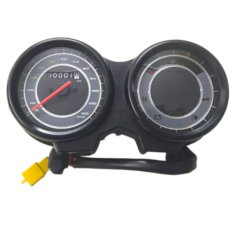 Minda Analog Speedometer For Bajaj Platina 125 Dts-i | 9 Pin With Yellow Coupler