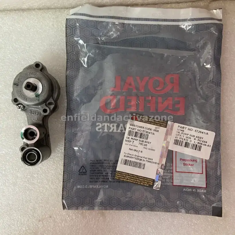 572641 Oil Pump Sub Assembly Royal Enfield Standard 350/500cc ,classic 350/500cc, Thunderbird 350/50cc ,electra 350cc And All Uce Models
