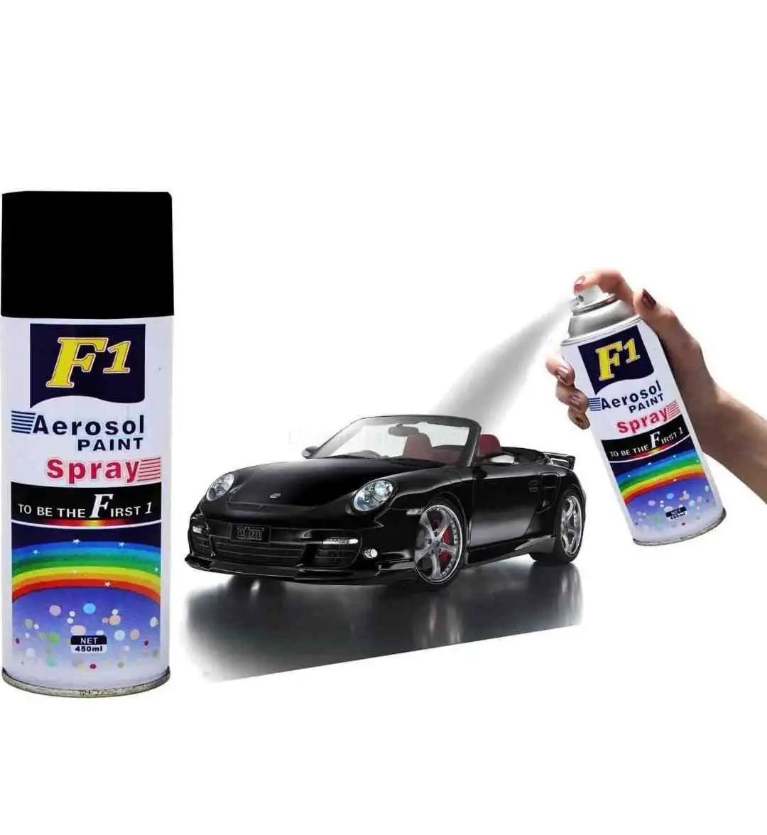 Paint Spray – Matt Black (450ml)