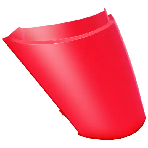 Rear Cowl Center  Plate Fit For Hero  Glamour  Candy Sports Red
