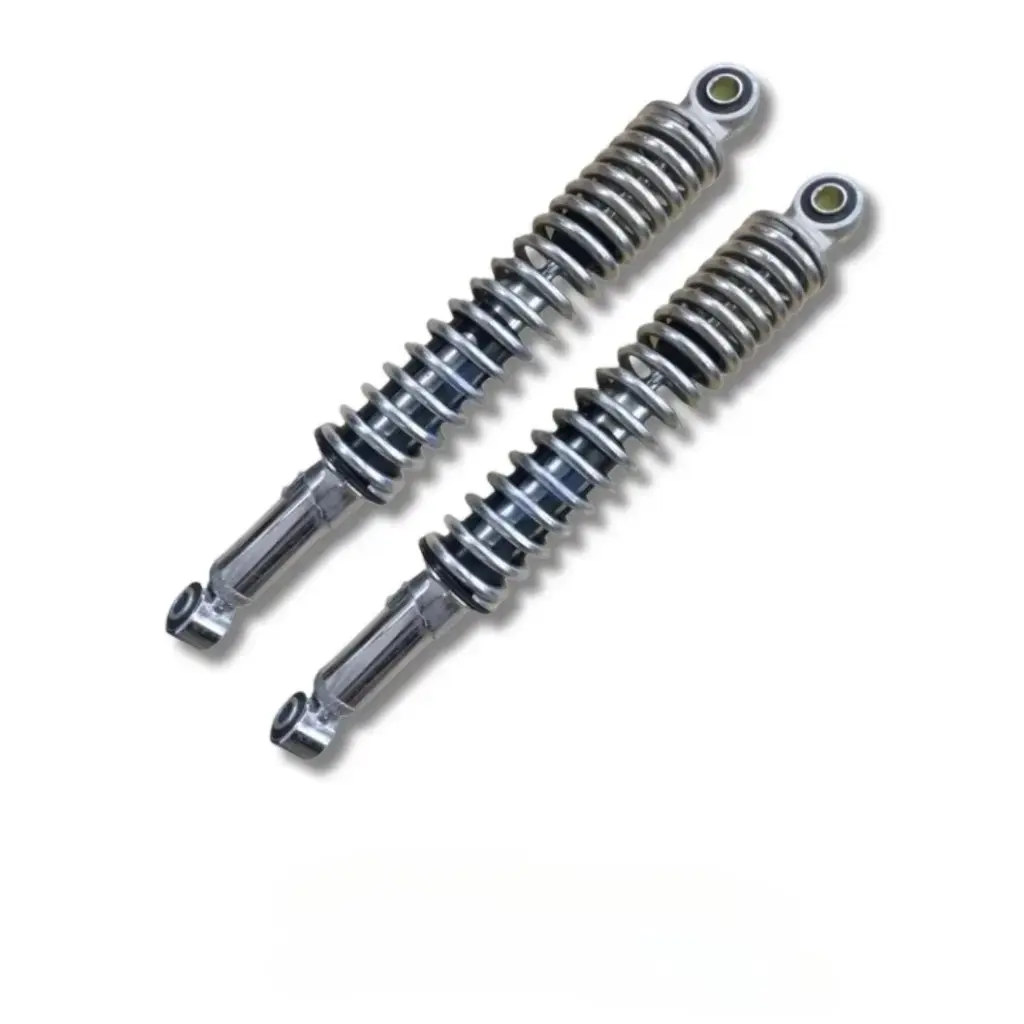 Rear Shock Absorber For Hero Glamour | Passion | Passion Plus | Passion Pro | Set Of 2 | Grey Or Silver