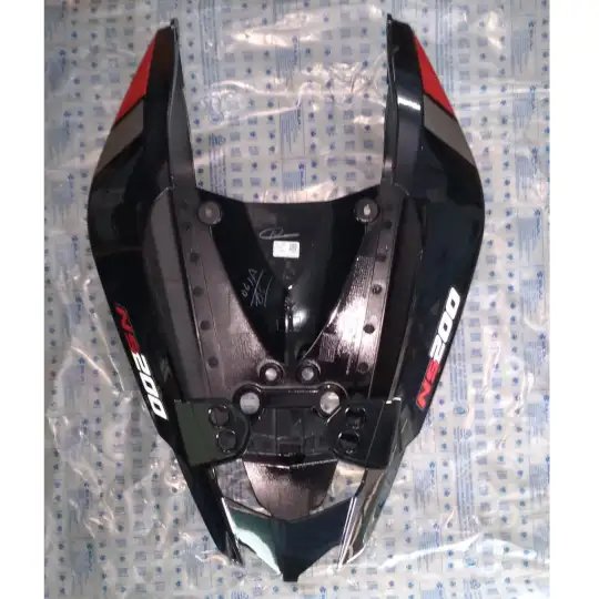 Seat Cowl Black & Red Decal For Pulsar Ns200 Usd Fork | Bajaj