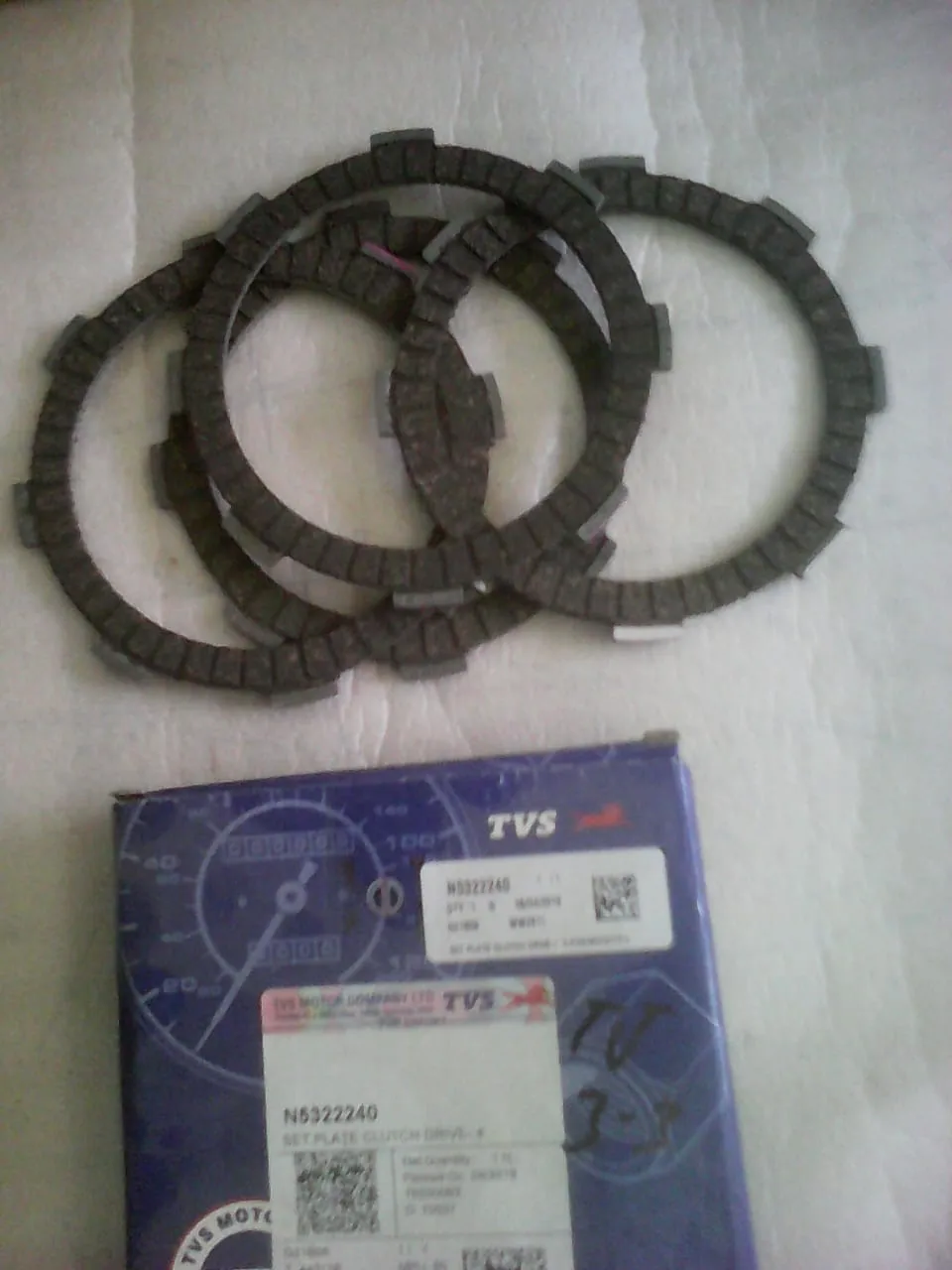 Set Clutch Plate Drive For Radeon 110 | Tvs