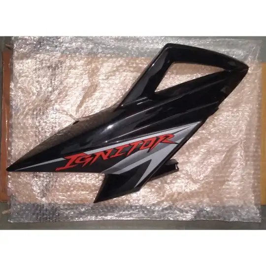 Set Right Front Fuel Tank Cowl Black Nh-1 | Ignitor | Hero
