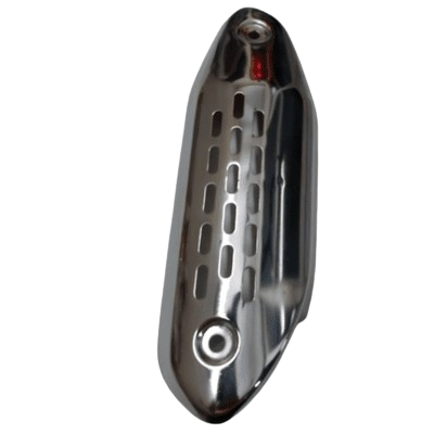 Silencer Cover Silver Standard Pulsar 150 Ug3