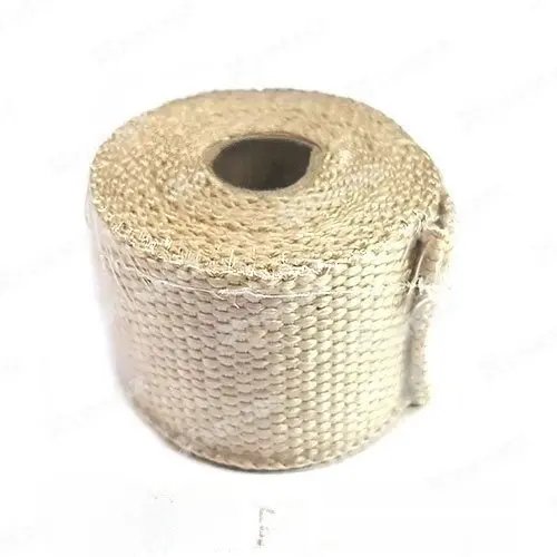 Silencer Wrap Cream Bike Exhaust Heat Shield