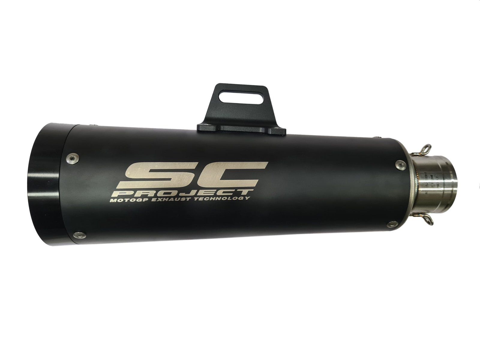 Small Outlet Hole Cone Style 51 Mm Inlet Stainless Steel Universal Slip-on Form Mild Sound Long Size – Black