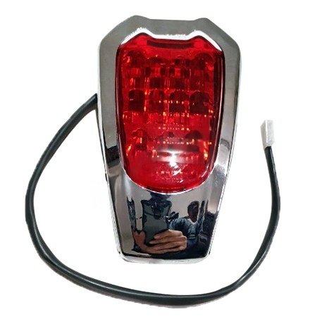 Tail Light Assembly With Bezel For Bajaj Vikrant V15 / V12