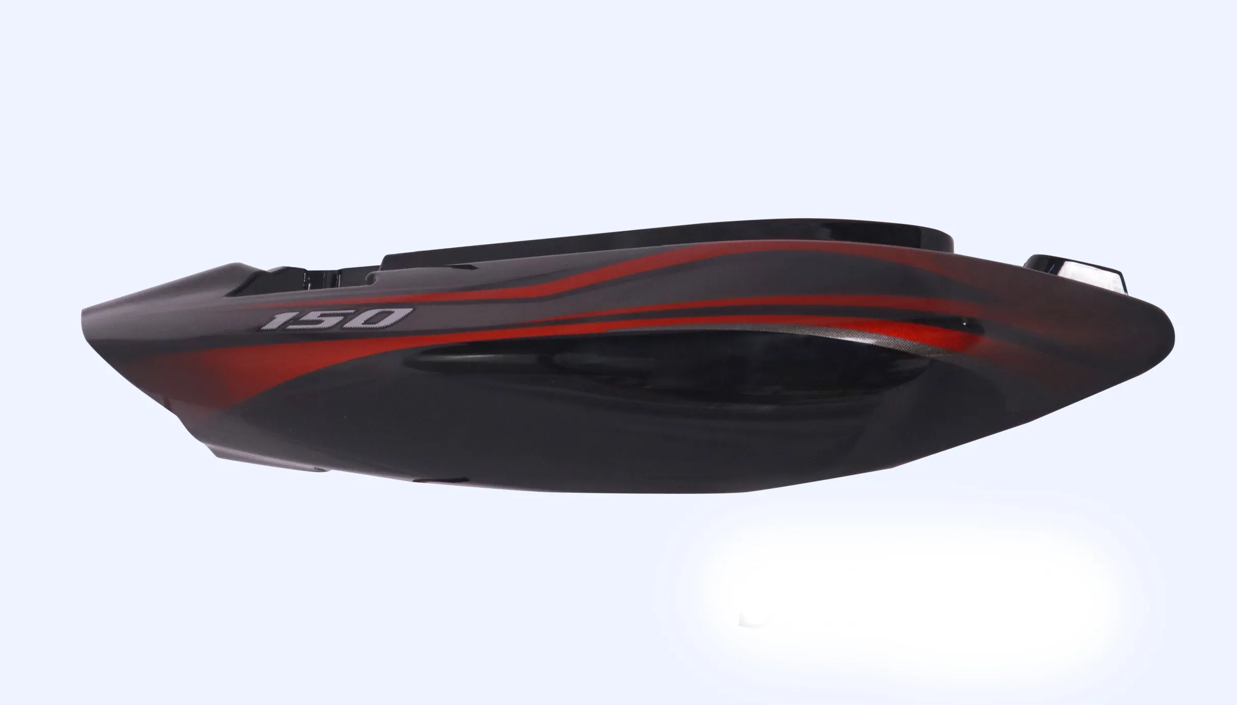Tail Panel/seat Cowl-bajaj Discover 150cc 3d Type Black (red Stk)