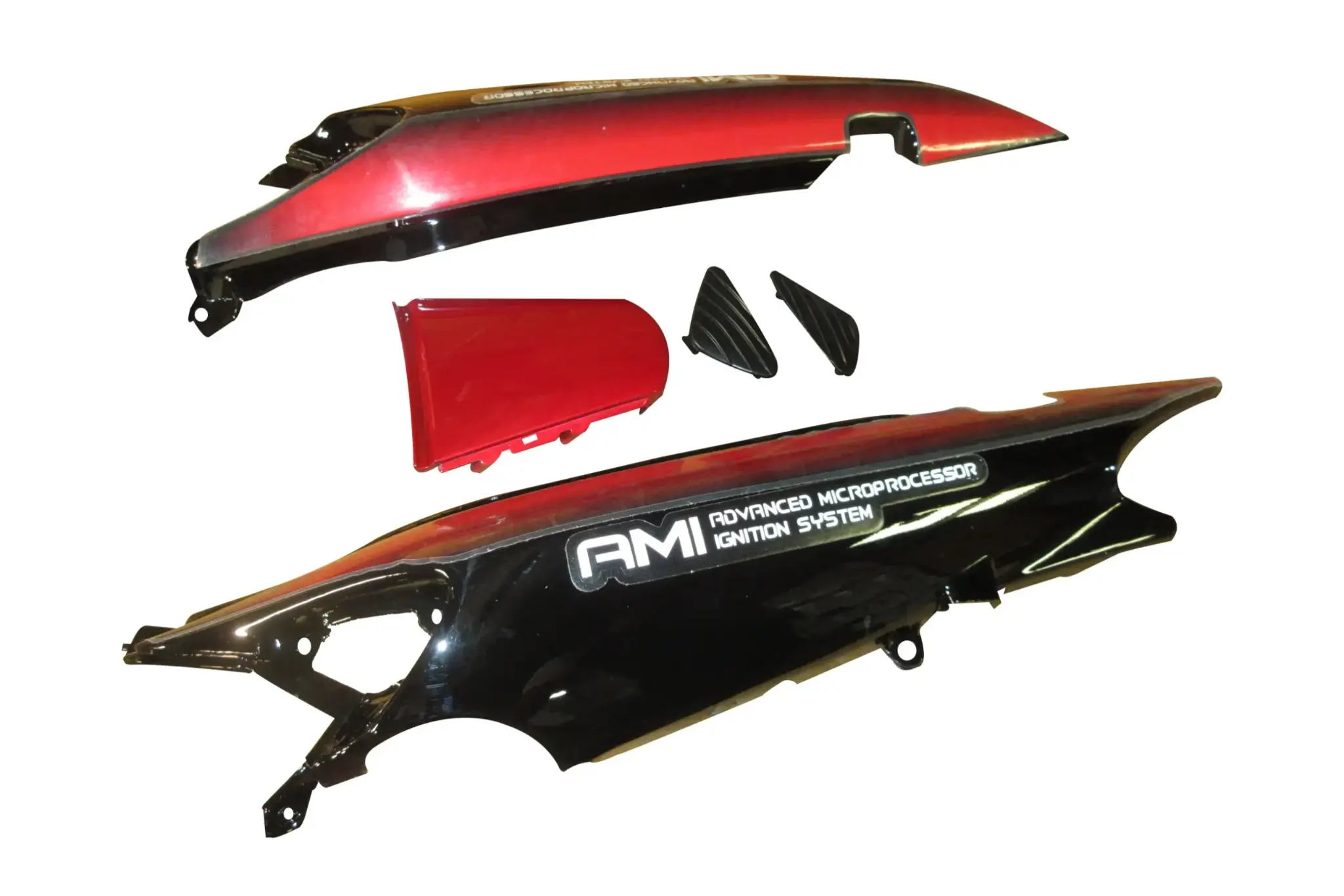 Tail Panel/seat Cowl-hero Ambition Black (red Bike)