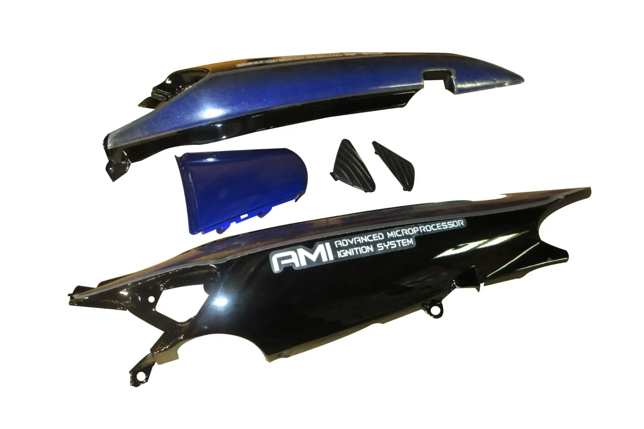 Tail Panel/seat Cowl-hero Ambition Black (t.blue Bike)